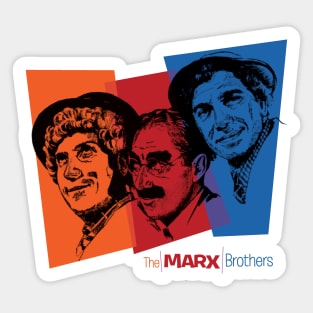 MGM Marx Brothers Tri-Color Sticker